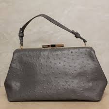 kate spade | Bags | Kate Spade Grey Ostrich Leather Satchel ...