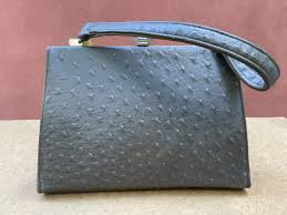 Vintage Ostrich Handbag Indiana Vintage Bags, Handbags ...