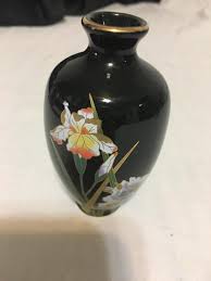 Black Iris Otagiri Japan bud vase. Mini | EstateSales.org