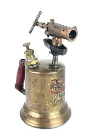 Vintage Otto Bernz Brass Metal Blow Torch Wood Handle ...