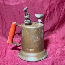 Vintage/antique Clayton & Lambert Brass Blowtorch Red Handle ...