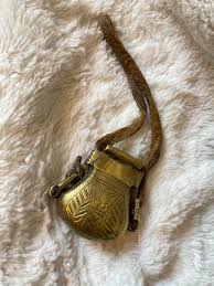 Ancient Ottoman Gunpowder Brass Flask, Military Gifts. - Etsy