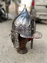 16 Gauge Steel Medieval Ottoman Helmet Islamic Knight ...