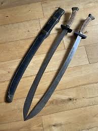 Antique Old Chinese Twin Swords 19 Century | eBay