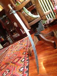 Authentic Antique BEDOUIN Arab SWORD Inlaid karabela hilt Scimitar Saif | #494979682