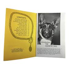 Vintage 1966 Pfizer Advertising Farm Country Dog Care Guide Training Manual Book | eBay