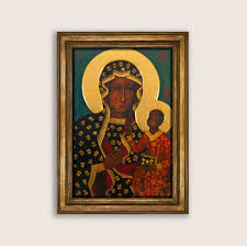 Black Madonna of Czestochowa Print, Dormition Church of the ...