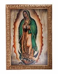 Marcelino Eduardo Sanchez Rodriguez - 39'' Virgen de Guadalupe Tradicional / Mexican Folk Art Oil Painting Frame at 1stDibs | marcelino rodriguez artist, eduardo sanchez rodriguez, marcelino jewelry photos