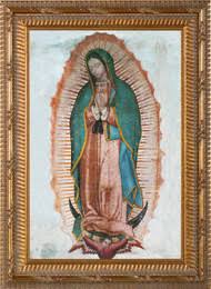 Our Lady of Guadalupe - Ornate Gold Framed Canvas - Catholic to the Max - Online Catholic Store