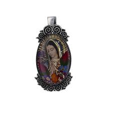 Sterling Silver, Guadalupe Pendant, Religious Jewelry, First ...