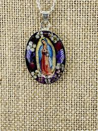 Our Lady of Guadalupe with Purple Flowers - Guadalupe ...