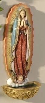 Our Lady of Guadalupe Holy Water Font