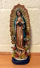 Our Lady of Guadalupe Virgin Mary Religious Statue Real Fabric Dress Collectible for sale online | eBay