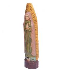 Handcarve Guatemalan Folk Art, Light Color Virgen Guadalupe ...