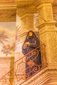 Nun Praying Painting St Augustine Cathedral Catholic Church Tucson Arizona Stock Photo - Download Image Now - iStock
