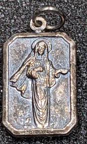 Vintage Antique Religious Medal Pendant Medugorge | eBay