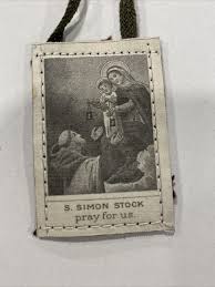 S. Simon Stock & Our Lady of Mt. Carmel Brown Scapular ...