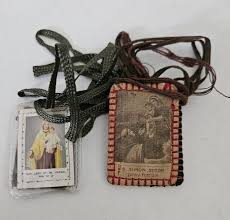 2 Vintage Scapulars Our Lady Carmel St. Simon | eBay