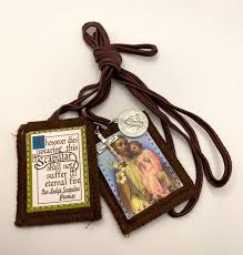 St. Joseph Scapular with Medals - 1-3/4 x 2" H, 24-1/2" L | eBay