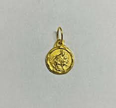 14 Karat Yellow Gold Our Lady of Mount Carmel "Virgen del ...