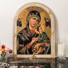 Our Lady of Perpetual Help Florentine Plaque | The Catholic Company®