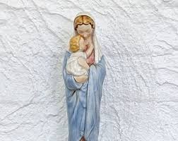 Vintage Goebel Hummel Made in Germany White Porcelain 10.5" Tall Praying Mother Mary / Virgin Mary Religious Statue / Figurine - Etsy Australia
