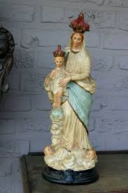 Antique French Notre Dame De Victoires Angels Chalk Statue Figurine Religious - Etsy UK