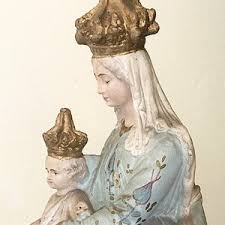 Vintage Statue Virgin Mary & Child H 45cm - Etsy India