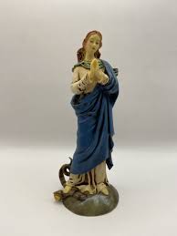 Rare Pro Christo Et Ecclesia Virgin Mary Stepping on Snake ...