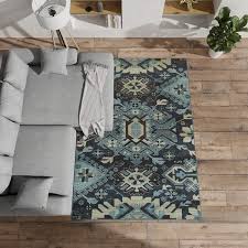 Vista Home Lilianna Tribal Blues Area Rug - On Sale - Bed Bath & Beyond - 14806229