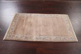 Contemporary Thick Plush Bordered Nepalese 3x5 Small Rug ...