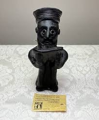 Jewish Ethiopian, Falasha, Beta Israel Folk Art Black Clay ...