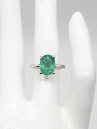 Antique 1920s $6000 4ct Natural Emerald Platinum Wedding ...