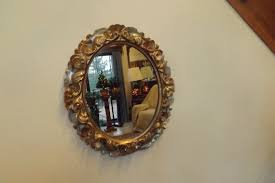12 3/4" Barocco Antique Ornate Wooden Frame Make up Mirror ...
