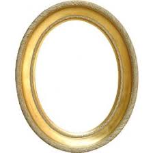 Oval Wood Frame (WQ-0605-G) | Oil Painting Frame