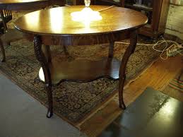 Antique Oak Library Table W/drawer Oval Top Buyer Must ...