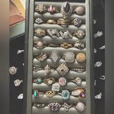 Jewelry | 2nd Choice Tray Of Vintage Costume Jewelry Rings ...