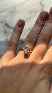 Loving the sparkle ✨ This custom 14K yellow gold ...