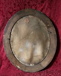 Large Antique Tiger Striped Framed Portrait of the Virgin Mary - Etsy Israel