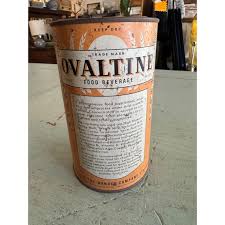 Vintage 1941 Ovaltine Advertising Tin 14 Oz Food Beverage ...