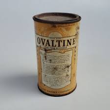 Antique Ovaltine Tin Can With Embossed Lid - 1939 - 6 Ounce ...