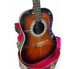 Used Ovation 1111-1 3 Tone Sunburst Acoustic Guitar 3 Tone ...