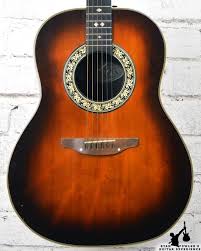 1975 Ovation 1112 Balladeer Acoustic Sunburst | Reverb