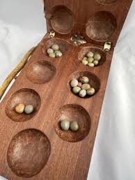 VTG Mandala African Board Game Handmade 12”x 7” x 24” (open ...