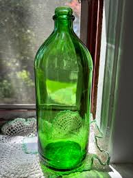 Vintage Green Duraglas Bottle, Owens-illinois Glass Company ...