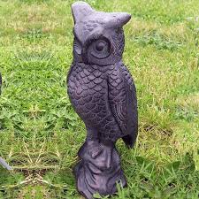 Large Metal Long Eared Owl Ornament - Pots To Inspire