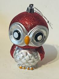 Owl Christmas Ornament Anthropomorphic bird great horned ...