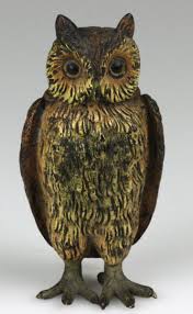 Cold Painted Bronze Figure of an Owl Attributed to Franz Bergmann ***SALE*** | eBay