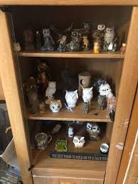 Thrifted owl collection from Michigan thrift stores