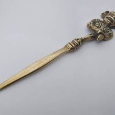 Vintage Heavy Brass 'lincol Imp' Letter Opener - Etsy New Zealand